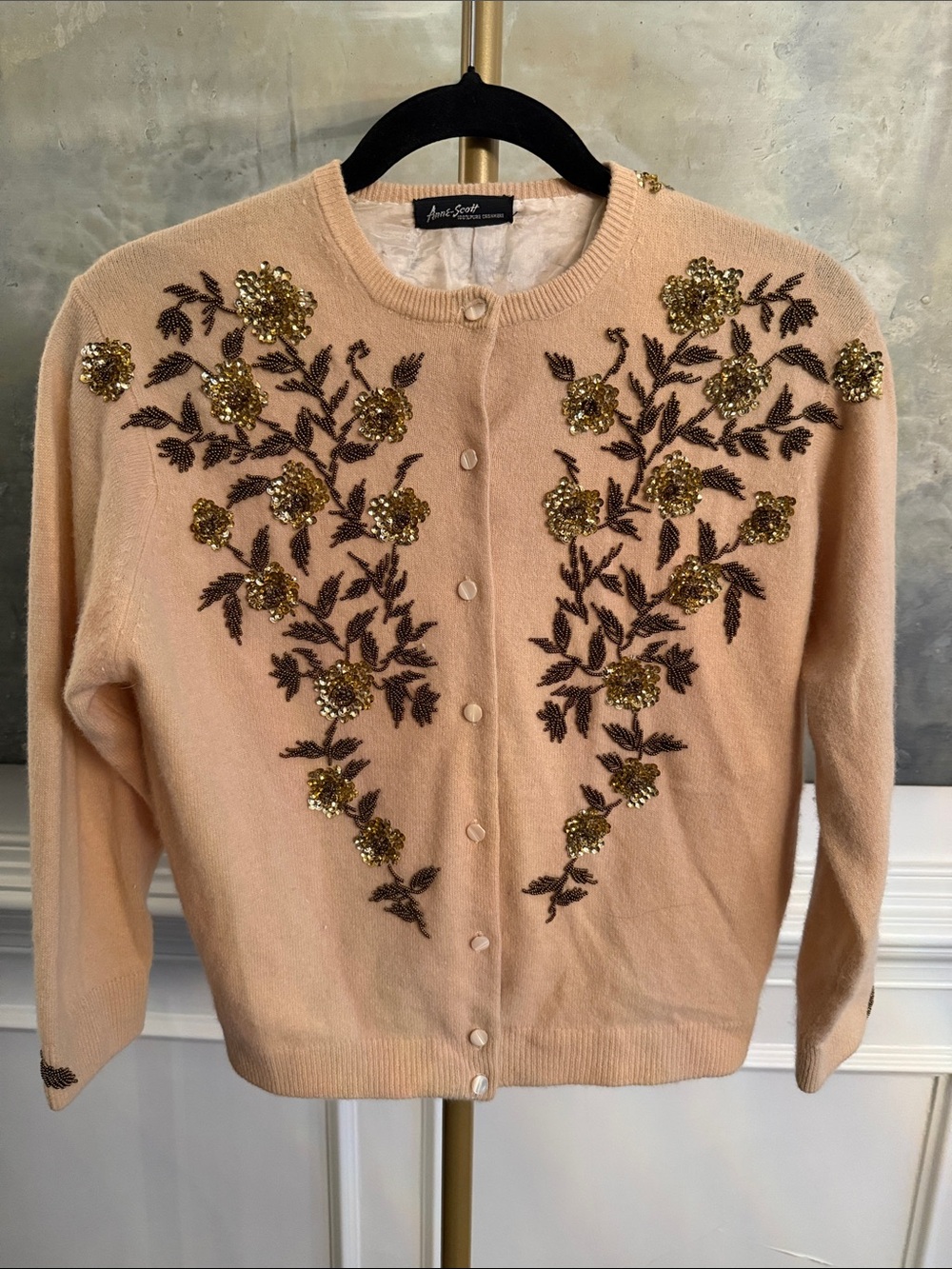 Vintage Anne Scott Cashmere Cardigan